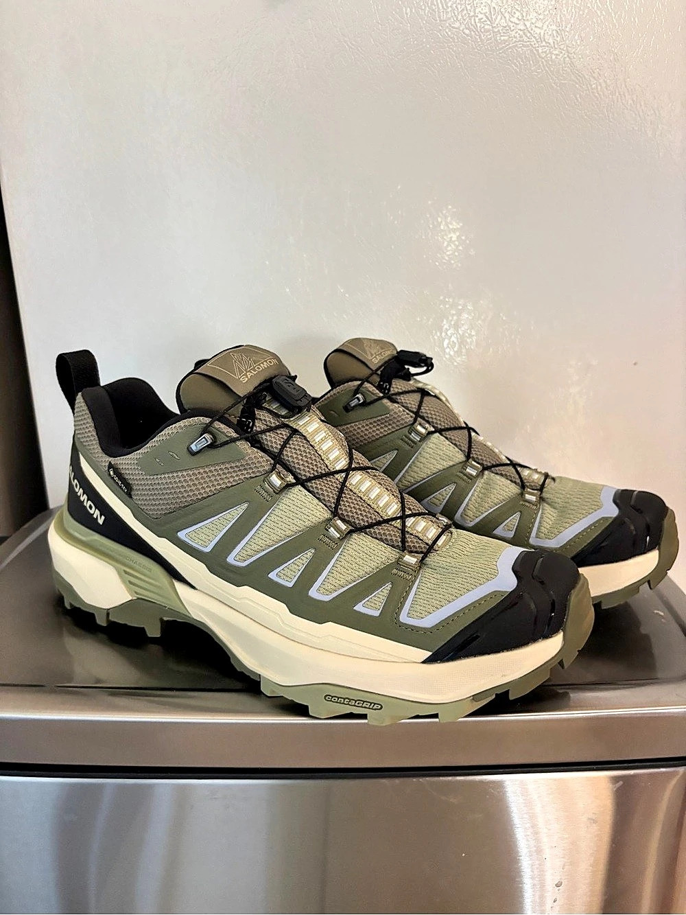 Salomon XA Pro 3D Women's Trail Shoes Green & Black US 8.5